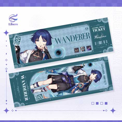 Wanderer | Genshin Impact | Laser Ticket