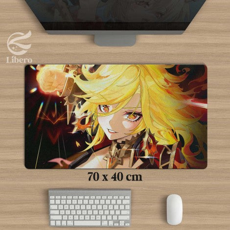 Mavuika | Genshin Impact | Premium Deskmat | Large Mousepad