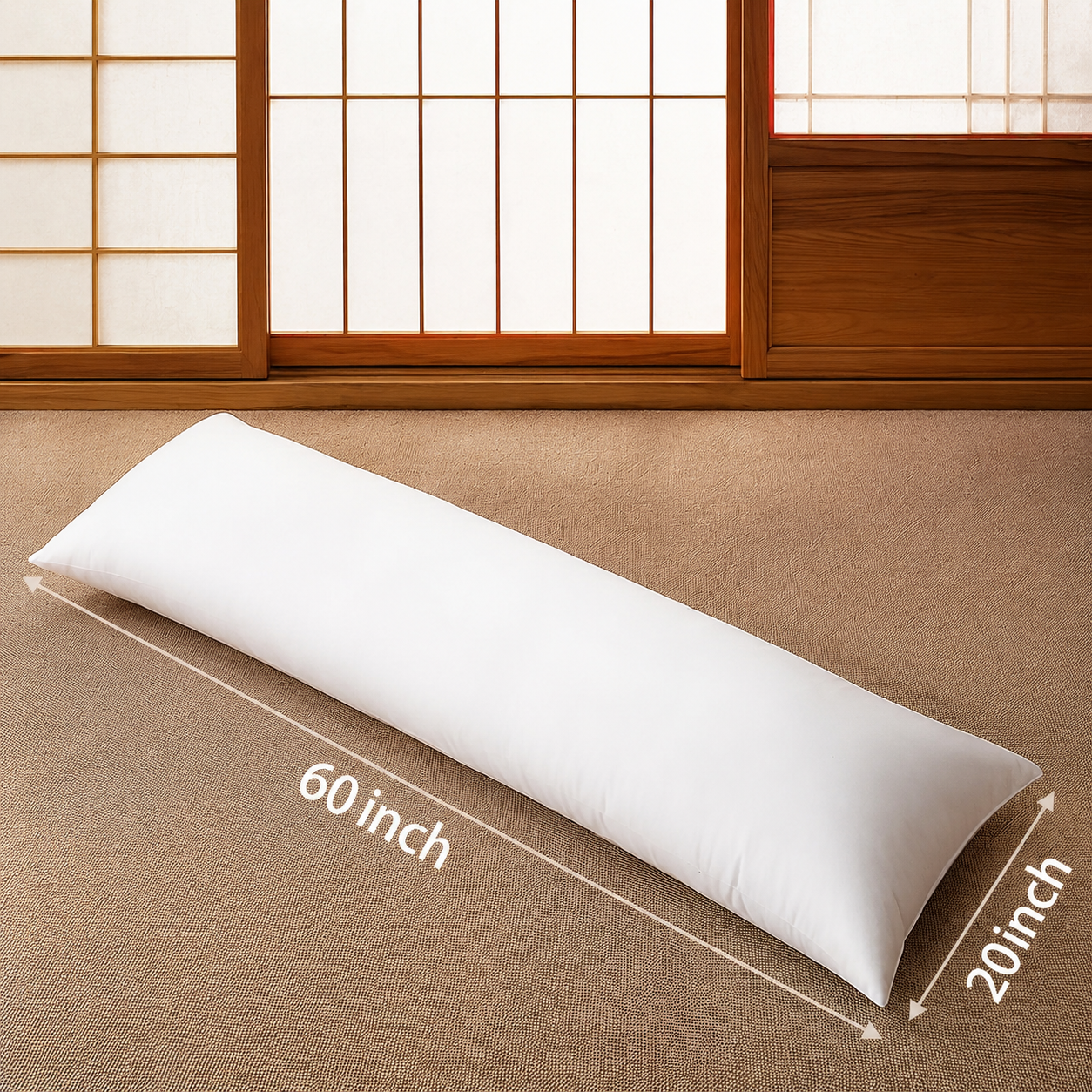 Soft PP Cotton Body Pillow Insert 50 x 150 cm - Long Cushion Inner