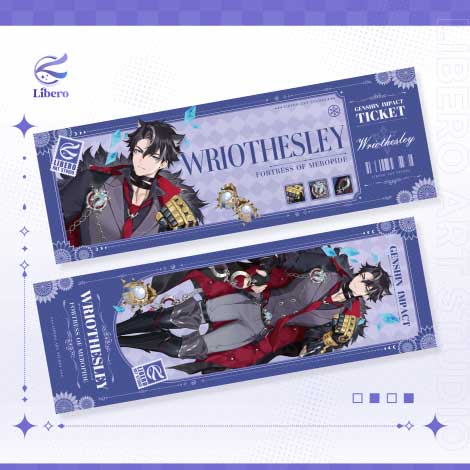 Wriothesley | Genshin Impact | Laser Ticket