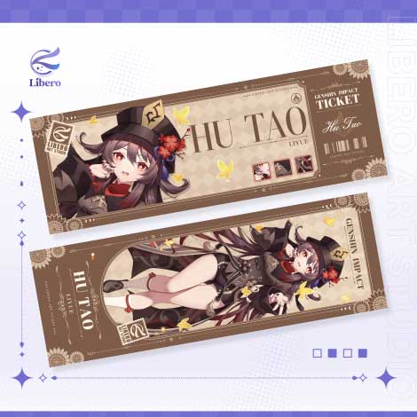 Hutao | Genshin Impact | Laser Ticket