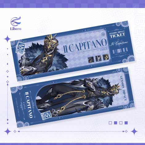 Il Capitano | Genshin Impact | Laser Ticket