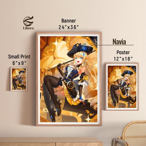 Navia | Genshin Impact | Poster