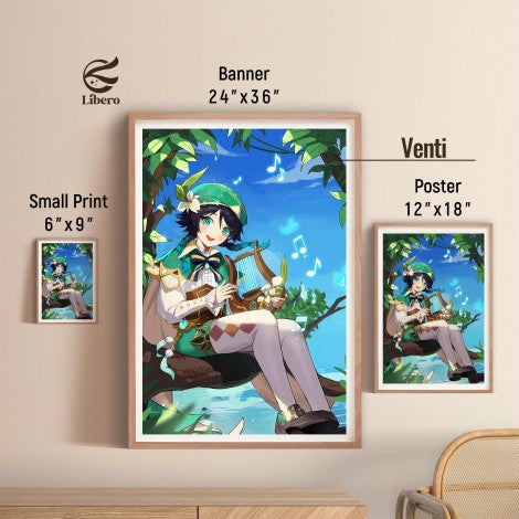 Venti | Genshin Impact | Poster
